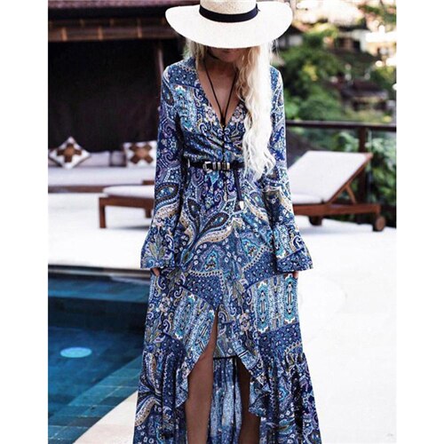 Bohemian night deals party dress