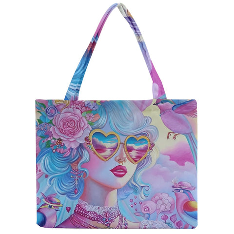 The Wonderscape Mini Tote Bag - reusable-grocery-bags - Sharon Tatem LLC.
