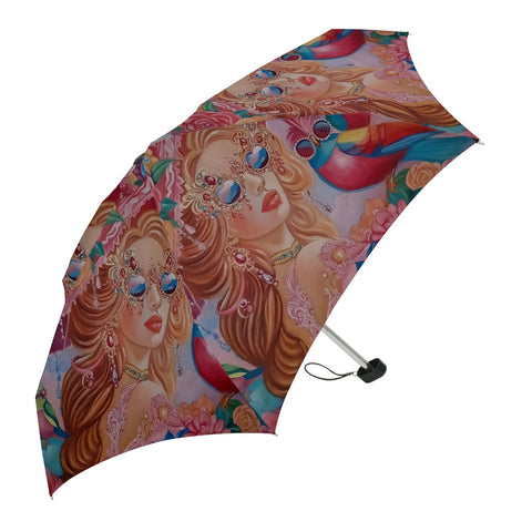 Mini Folding Umbrella - umbrellas - Sharon Tatem LLC.