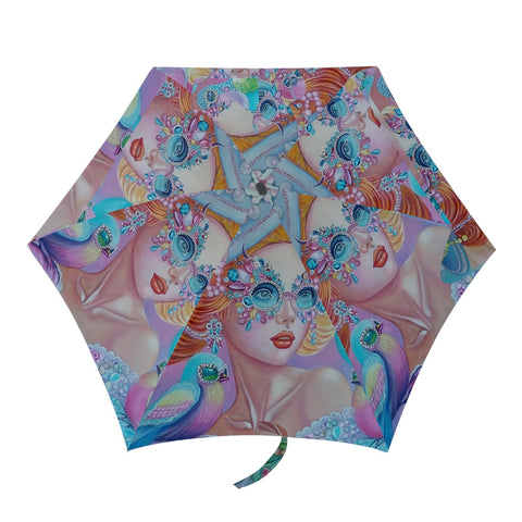 Mini Folding Umbrella - umbrellas - Sharon Tatem LLC.