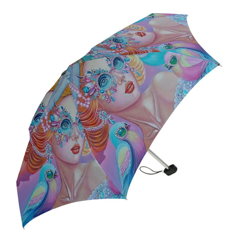 Mini Folding Umbrella - umbrellas - Sharon Tatem LLC.