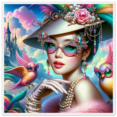 Museum-Quality Matte Paper Wooden Framed Poster - Print Material - Sharon Tatem LLC.