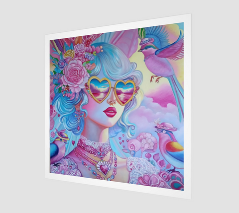 Mirror to The Wonderscape - Art Print - Sharon Tatem LLC.