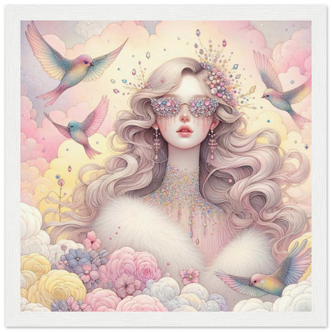 Museum-Quality Matte Paper Wooden Framed Poster - Print Material - Sharon Tatem LLC.