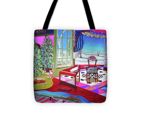 Christmas Painting - Tote Bag - Tote Bag - Sharon Tatem LLC.
