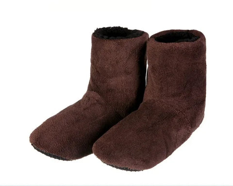 High Quality Winter Warm Shoes Skid Soft Bottom Indoor Home Shoes Warm Plush Indoor Boots For Men Women Floors Shoes - slippers - Sharon Tatem LLC.