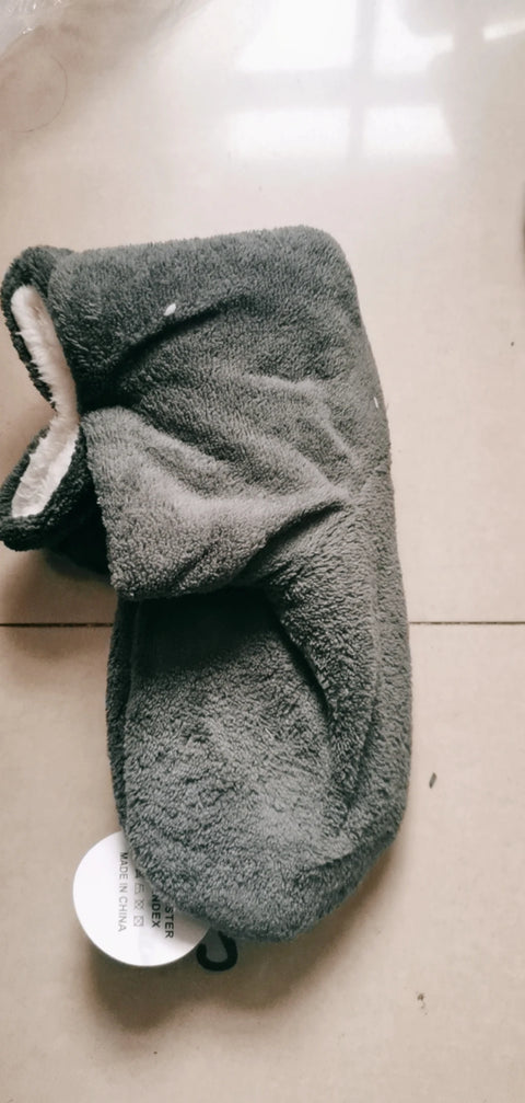 High Quality Winter Warm Shoes Skid Soft Bottom Indoor Home Shoes Warm Plush Indoor Boots For Men Women Floors Shoes - slippers - Sharon Tatem LLC.