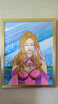 Watercolor Painting Maiden Nimue Florida Sunset -  - Sharon Tatem LLC.