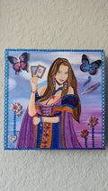 Mythic Wishbox Oil Painting In Heroin Donna Maiden Sharon Tatem's Wish Boxes Bringing Your Dreams to Life -  - Sharon Tatem LLC.
