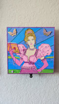 Mythic Wishbox Oil Painting In Heroin Briena In Blue Maiden Sharon Tatem's Wish Boxes Bringing Your Dreams to Life -  - Sharon Tatem LLC.