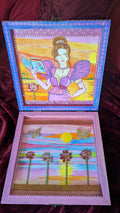 Mythic Wishbox Oil Painting In Heroin Briena In Blue Maiden Sharon Tatem's Wish Boxes Bringing Your Dreams to Life -  - Sharon Tatem LLC.