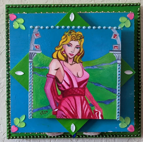 Mythic Wishbox Oil Painting In Heroin Julia Maiden Sharon Tatem's Wish Boxes Bringing Your Dreams to Life -  - Sharon Tatem LLC.