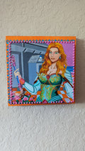 Mythic Wishbox Oil Painting In Heroin Guenevere Maiden Sharon Tatem's Wish Boxes Bringing Your Dreams to Life -  - Sharon Tatem LLC.