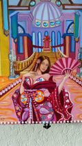 Mythic Wishbox Oil Painting Ginchiyo Maiden Sharon Tatem's Wish Boxes Bringing Your Dreams to Life -  - Sharon Tatem LLC.