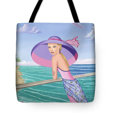 Palm Beach Purple - Tote Bag - Tote Bag - Sharon Tatem LLC.