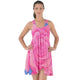 Pink Rose Chiffon Halter Back Strappy - Chiffon Dress Collection - Sharon Tatem LLC.