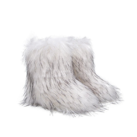 Faux Fur Boots Fashion Winter Shoe Women's Winter Fluffy Faux Fox Fur Boots Woman Plush Warm Snow Boots Luxury Footwear Girls' Furry Fur Bottes Fashion - Faux Fur Boots Fashion Winter Shoe Women's Winter Fluffy Faux Fox Fur Boots Woman Plush Warm Snow Boots Luxury Footwear Girls' Furry Fur Bottes Fashion - Sharon Tatem LLC.