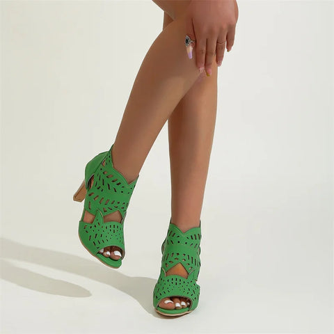 Ankle Sandals Women Summer New Pattern Simple Open Toe Breathable Pearl Sandals Flat for Women Sandals for Women Low Wedge - Ankle Sandals - Sharon Tatem LLC.