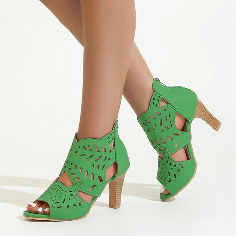 Ankle Sandals Women Summer New Pattern Simple Open Toe Breathable Pearl Sandals Flat for Women Sandals for Women Low Wedge - Ankle Sandals - Sharon Tatem LLC.