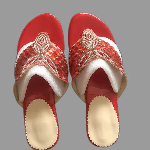 Rhinestone Sandals Water Diamond Slippers For Women Summer Outwear, Low Heel Bohemian Beach Shoes, Holiday Flip Flops, Sandals Wholesale -  - Sharon Tatem LLC.