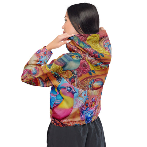 Women’s cropped windbreaker -  - Sharon Tatem LLC.