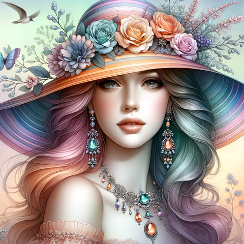 Art Print On Canvas - 16x16 -  - Sharon Tatem LLC.