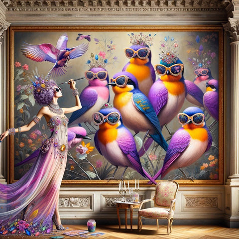 Art Print On Canvas - 16x16 -  - Sharon Tatem LLC.
