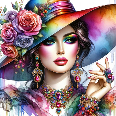 Art Print On Canvas - 16x16 -  - Sharon Tatem LLC.