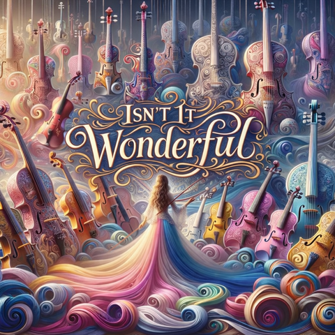 Isn't It Wonderful. Affirmation art is the last thing you should think before you fall asleep. Put this on your wall and remember her words.