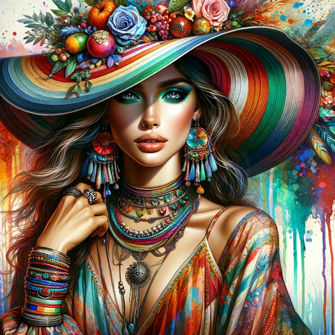 Art Print On Canvas - 16x16 -  - Sharon Tatem LLC.