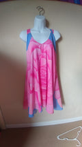Pink Rose Dress Chiffon Back Beauty Halter Dress - Chiffon Dress Collection - Sharon Tatem LLC.