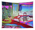 Christmas Painting - Tapestry - Tapestry - Sharon Tatem LLC.