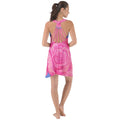 Pink Rose Chiffon Halter Back Strappy - Chiffon Dress Collection - Sharon Tatem LLC.