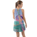 Palm Beach Purple Chiffon Halter Dress Wholesale - Chiffon Dress Collection - Sharon Tatem LLC.