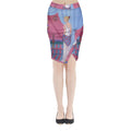 Palm Beach Perfume Art Collection Midi Wrap Pencil Skirt - dresses - Sharon Tatem LLC.
