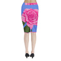 Roses Collections Mid Length Wrap Straight Skirt - Wrap Skirt - Sharon Tatem LLC.