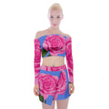 Roses Collections Bodycon Skirt Top Set - FullTop - Sharon Tatem LLC.