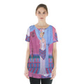 Palm Beach Perfume Art Collection Skirt Hem Sports Top - novelty-t-shirts - Sharon Tatem LLC.