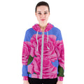 Roses Collections Women's Zipper Hoodie - fashion-hoodies - Sharon Tatem LLC.