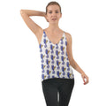 Seahorses Chiffon Cami - tank-top-and-cami-shirts - Sharon Tatem LLC.