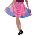 Roses Womens Fashion A-line Skater Skirt - skirts - Sharon Tatem LLC.