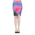 Roses Womens Fashion Midi Wrap Pencil Skirt - dresses - Sharon Tatem LLC.