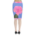 Roses Womens Fashion Midi Wrap Pencil Skirt - dresses - Sharon Tatem LLC.