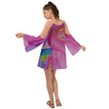 Palm Beach Winter Ladies Kimono Sleeves Womens Boho Dress drop sleeve - dresses - Sharon Tatem LLC.