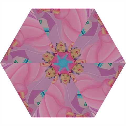 Palm Beach Ladies Mini Folding Umbrella - umbrellas - Sharon Tatem LLC.