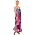 Maxi Ruffle Chiffon Dress | Palm Beach Days | Sharon Tatem Dresses - FullDress - Sharon Tatem LLC.