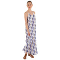 Maxi Ruffle Chiffon Dress | Seahorse Print | Sharon Tatem - FullDress - Sharon Tatem LLC.