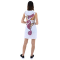 Red Seahorse Racer Back Hoodie Dress - dresses - Sharon Tatem LLC.