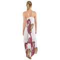 Red Seahorse Cami Maxi Ruffle Chiffon Dress - FullDress - Sharon Tatem LLC.