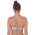 Red Seahorse Pattern Classic Bikini Set  Halter Bandeau Bikini Top - Bikini - Sharon Tatem LLC.